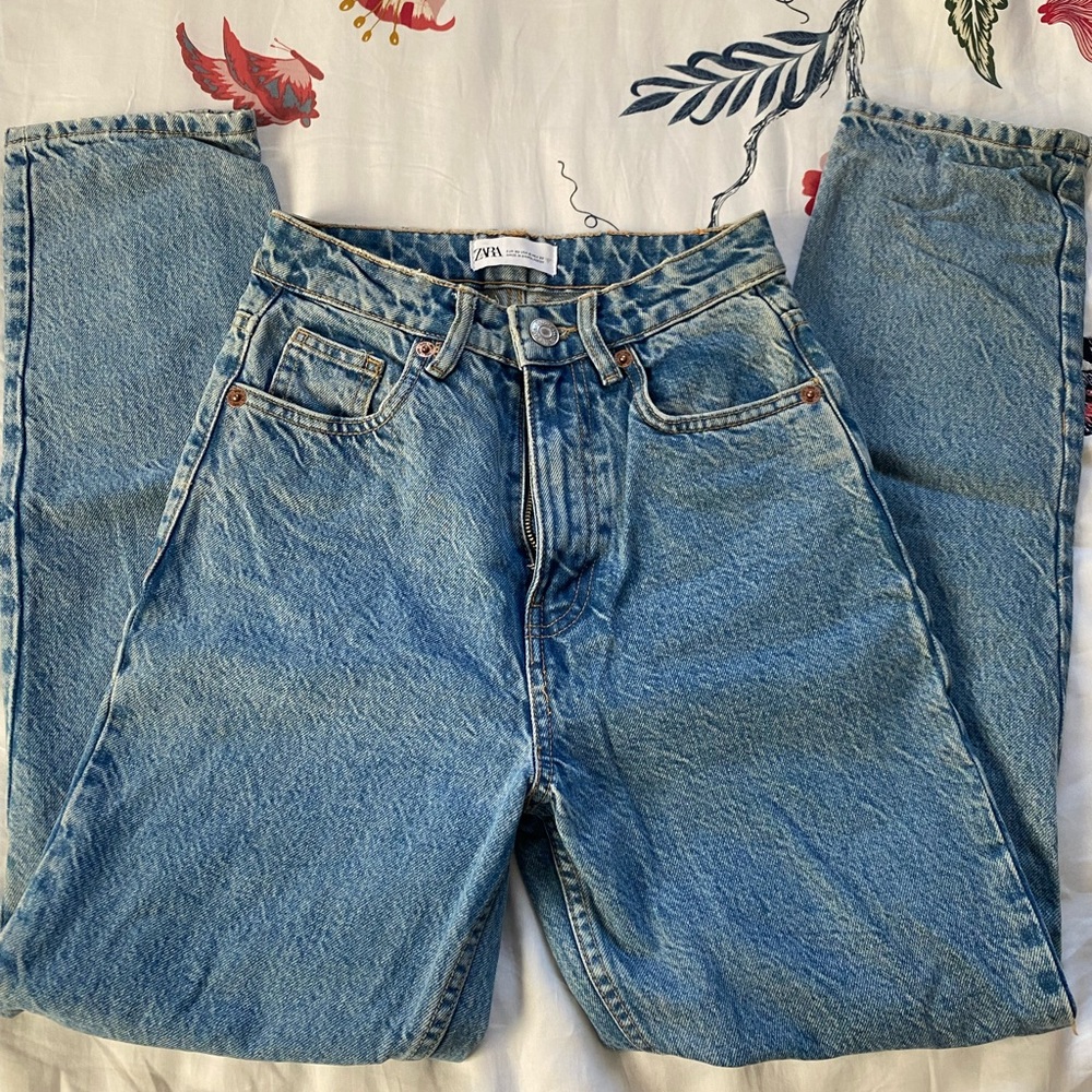 Zara mom jeans